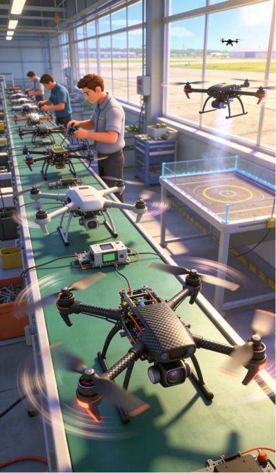 前兩月經(jīng)濟(jì)數(shù)據(jù)出爐，新質(zhì)生產(chǎn)力跑出加速度 智能無人飛行器制造引領(lǐng)新賽道